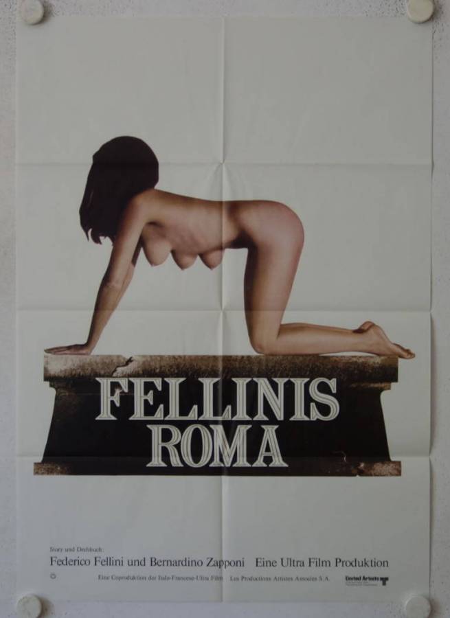 Fellinis Roma originales deutsches Filmplakat